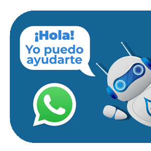 gif de robot para ayuda en whatsapp